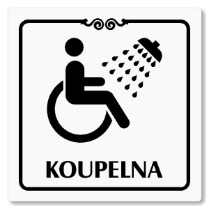 Koupelna, 148x148mm, bílá, Texas